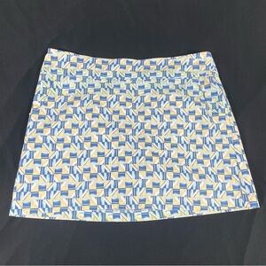 Eight Clovers Women Multicolor Tennis Golf Skort Size 16